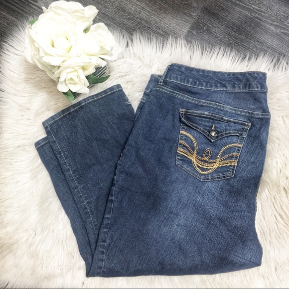 torrid Denim - Torrid skinny cropped high waisted jeans